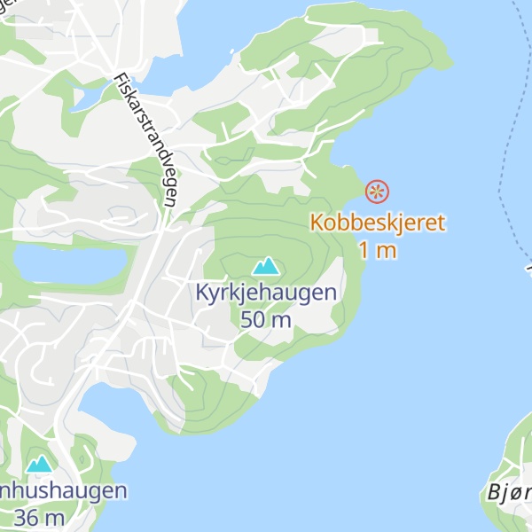 Map of Kyrkjehaugen