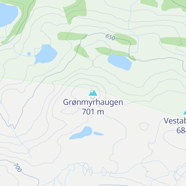 Map of Grønmyrhaugen