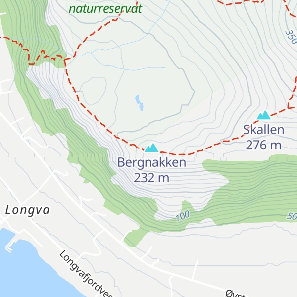Map of Stølshaugane