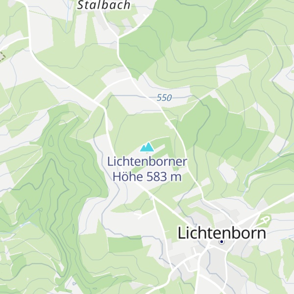 Map of Lichtenborner Höhe