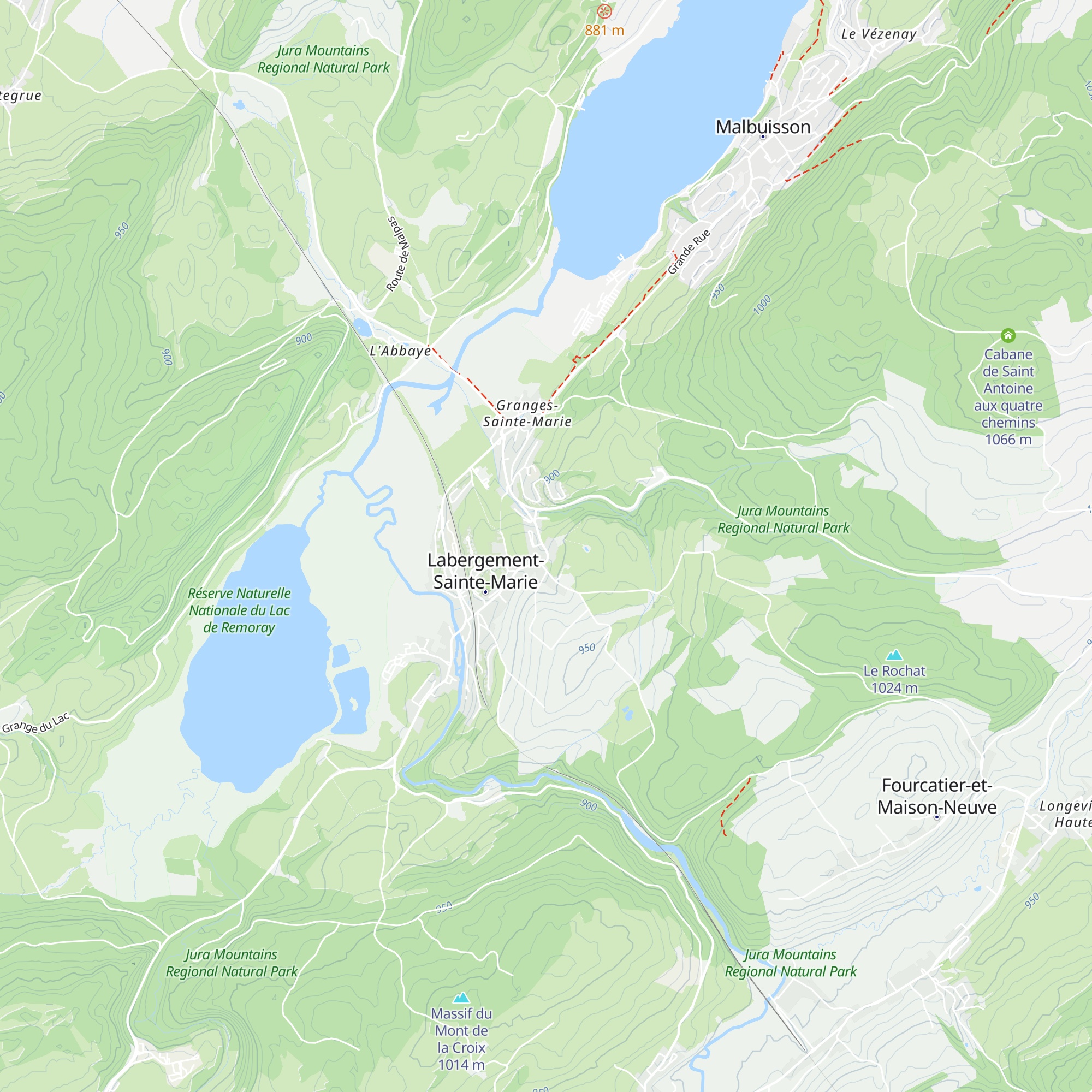 Gîte la longère de l'Aberge map