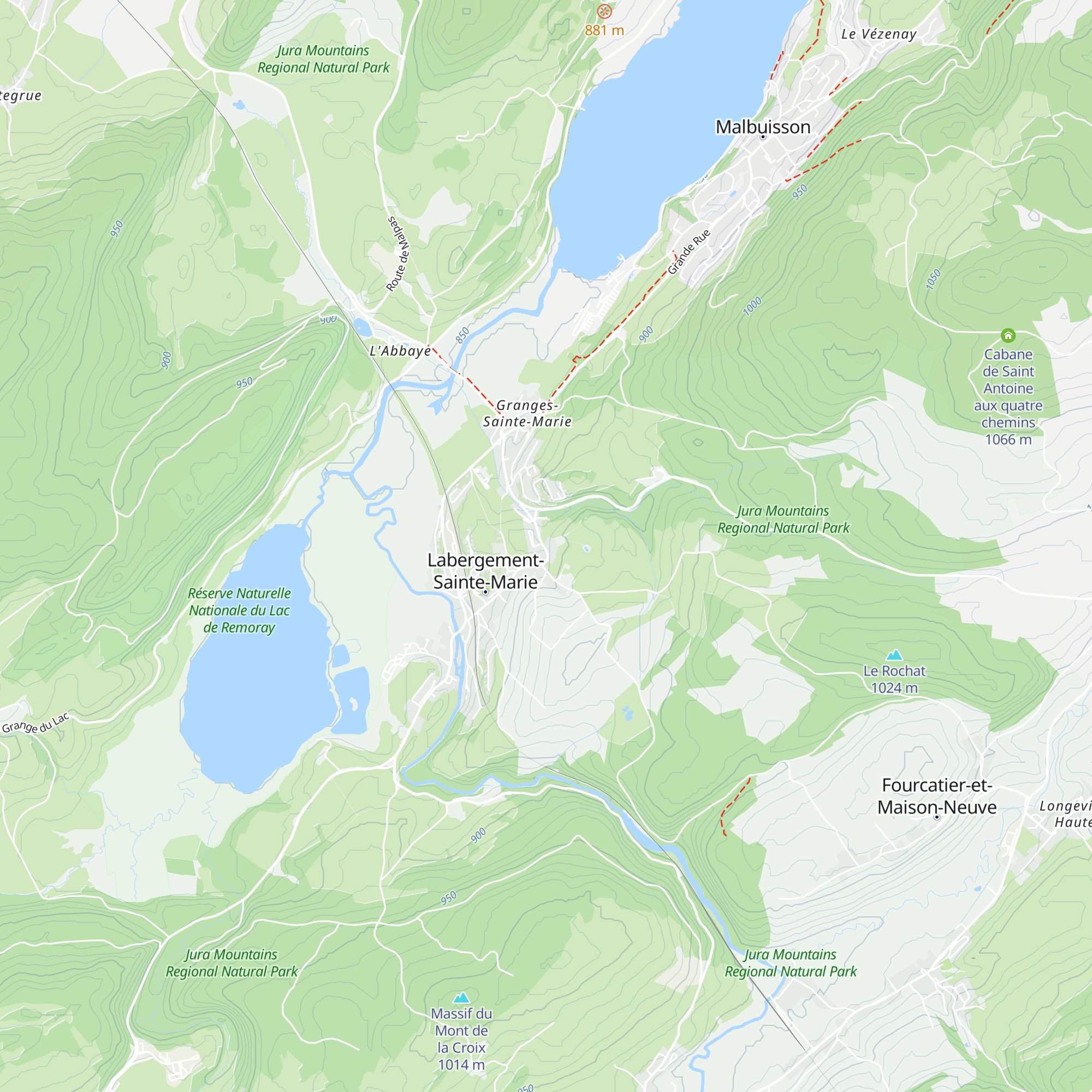 Gîte la longère de l'Aberge map