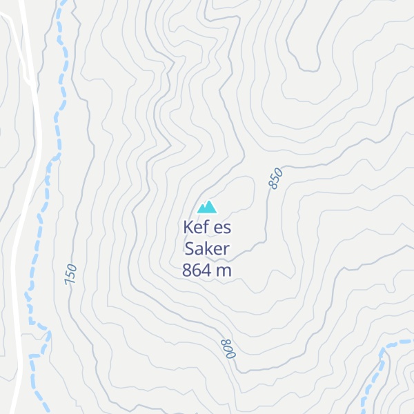 Map of Kef es Saker