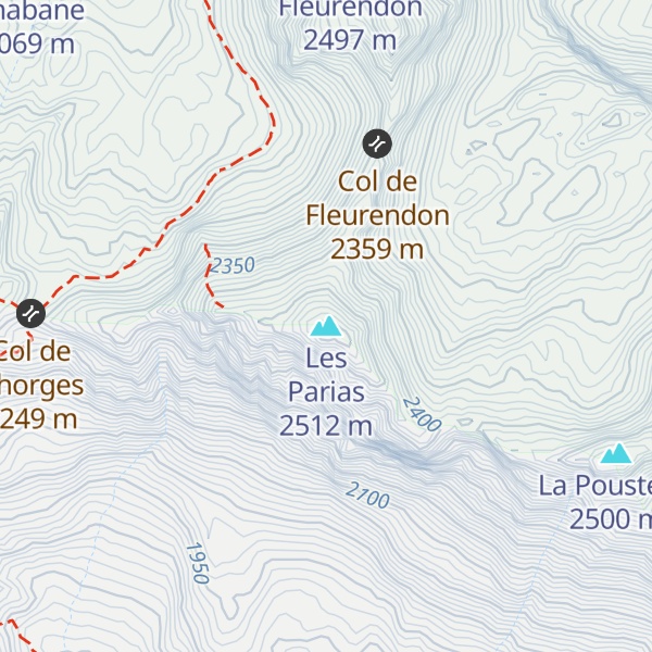 Map of Les Parias