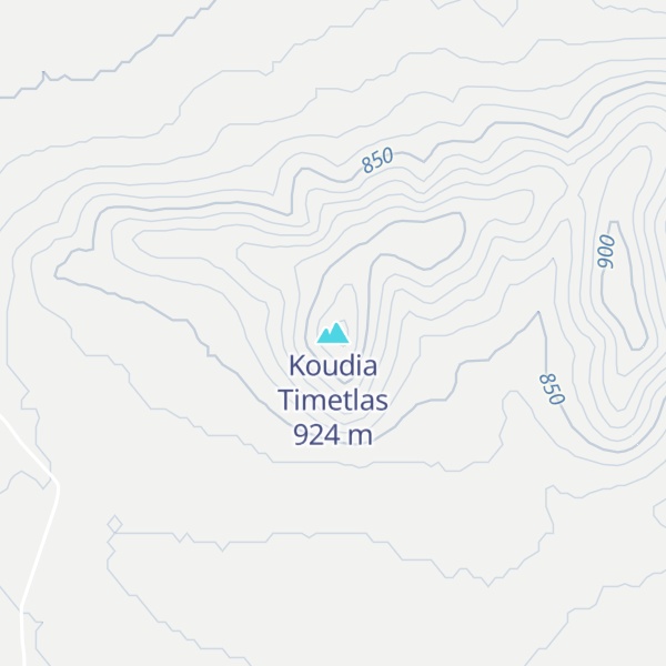 Map of Koudia Timetlas