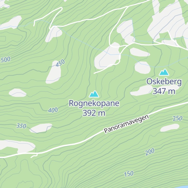Map of Rognekopane