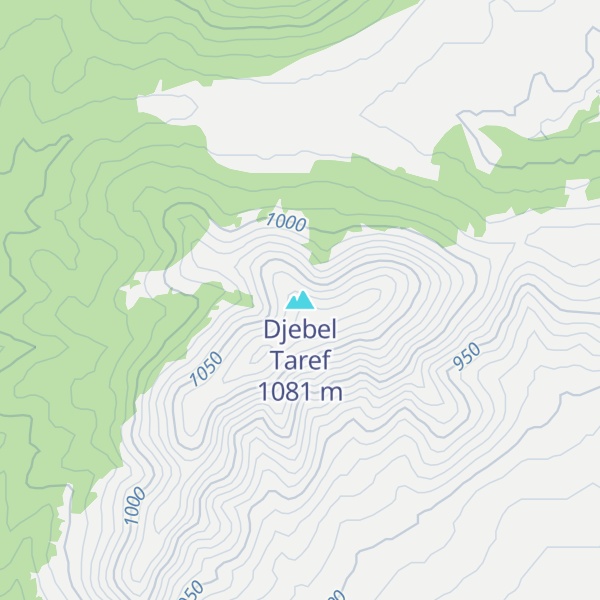 Map of Djebel Taref