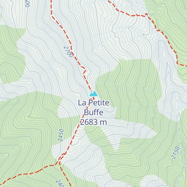 Map of La Petite Buffe