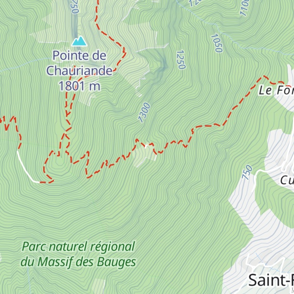 Map of Chalet du Plan du Chouet