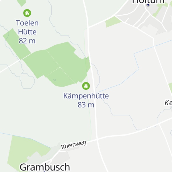Map of Kämpenhütte