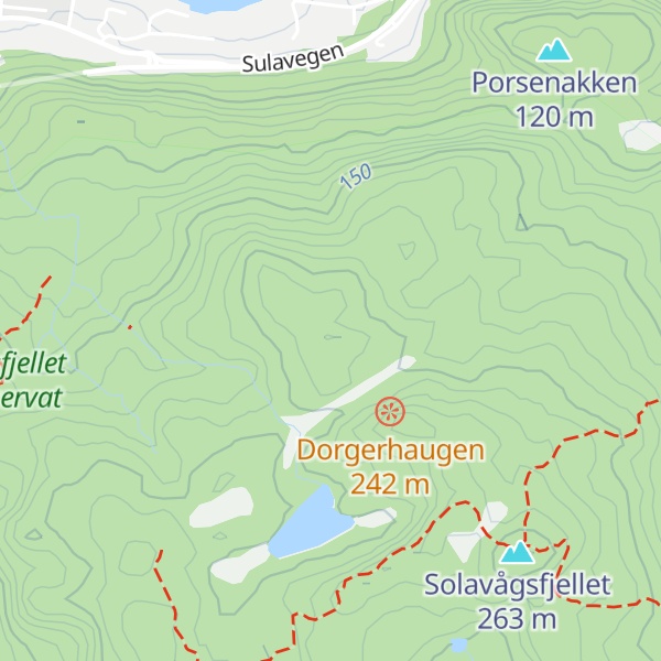 Map of Ruskenakken