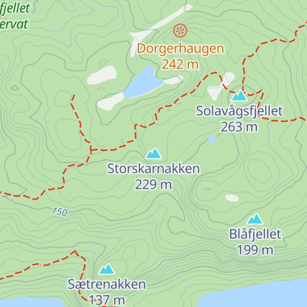 Map of Storskarnakken