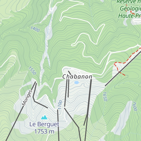 Map of Le Refuge du Grimpeur