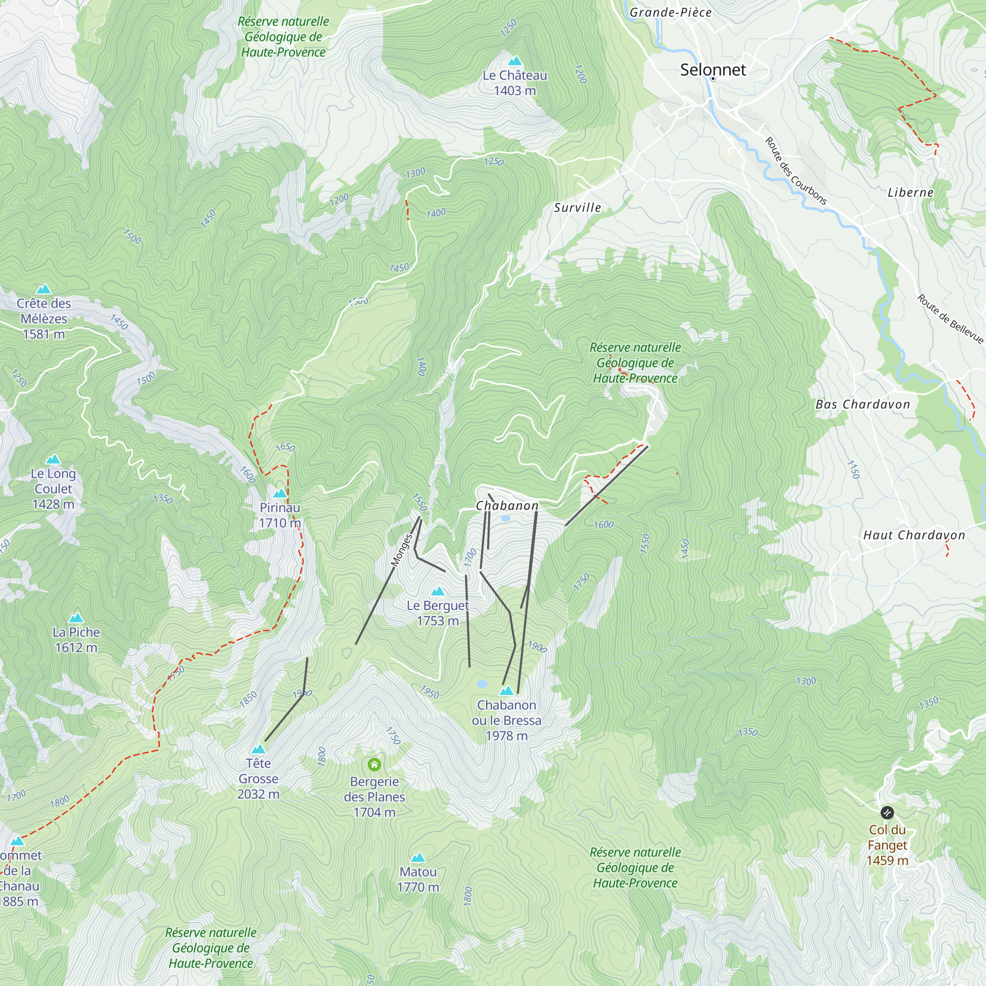 Le Refuge du Grimpeur map