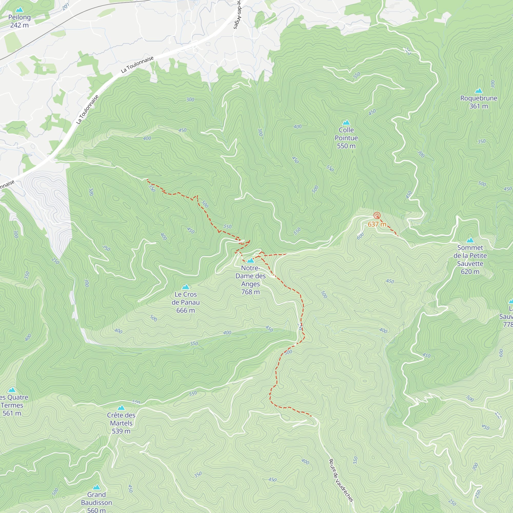 Notre-Dame des Anges map