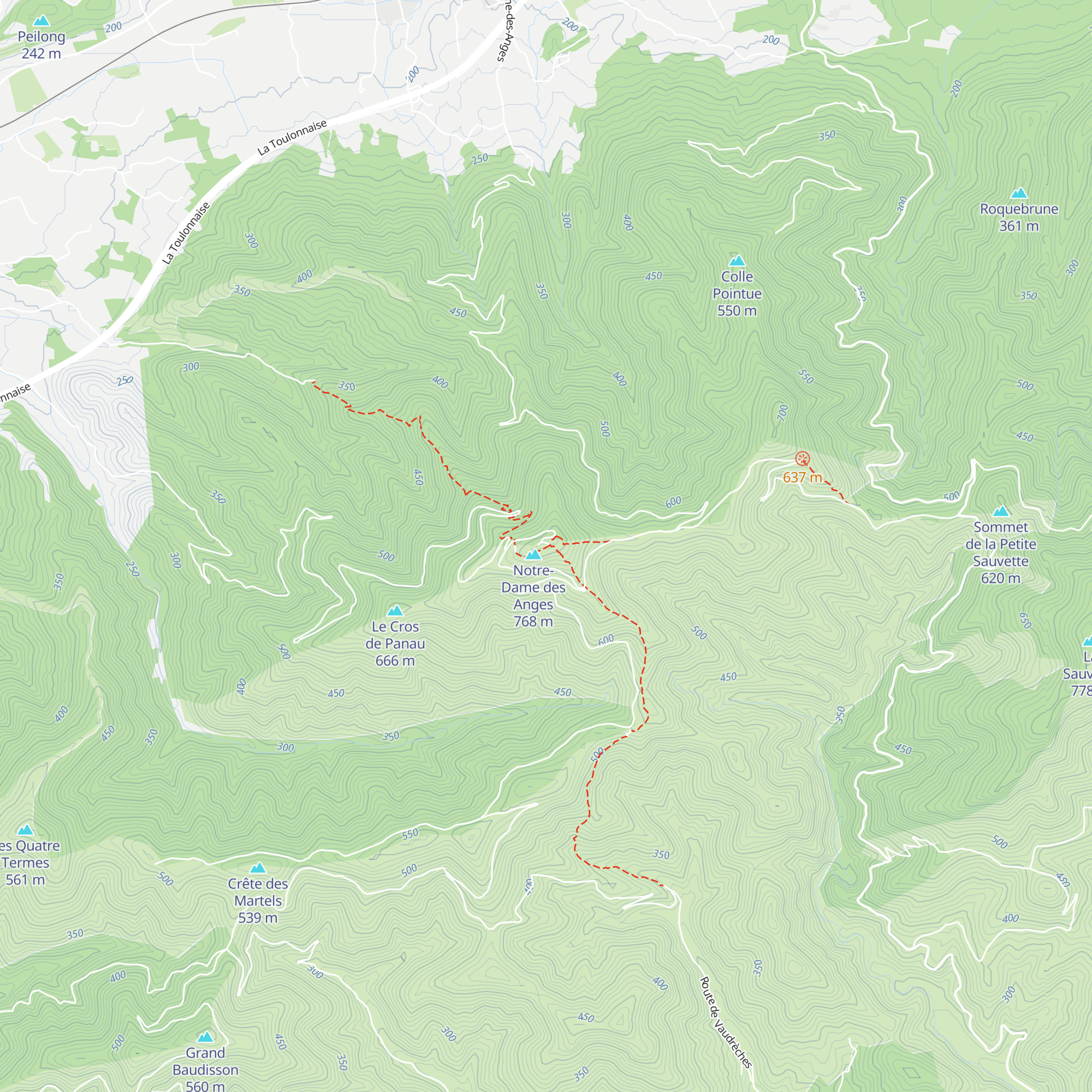 Notre-Dame des Anges map