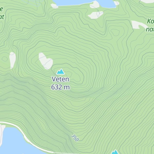 Map of Vetleholten