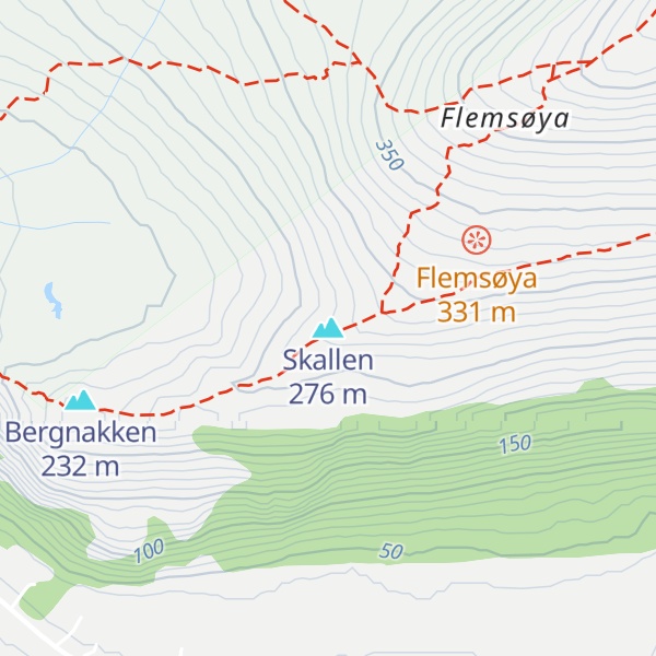 Map of Skallen