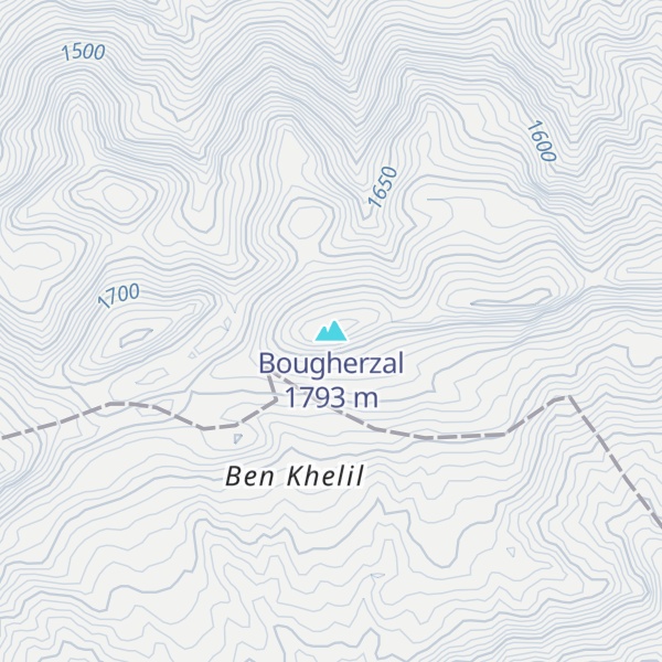 Map of Bougherzal