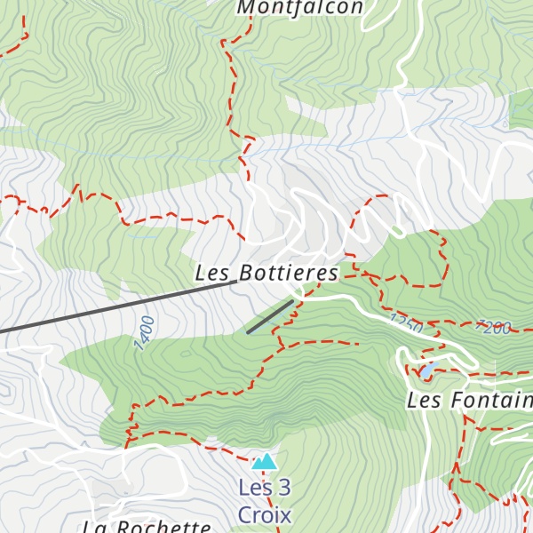 Map of La Corbacière