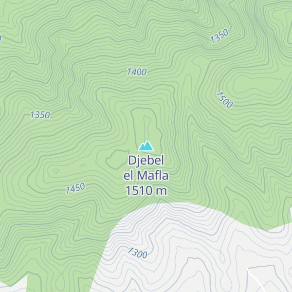 Map of Djebel el Mafla