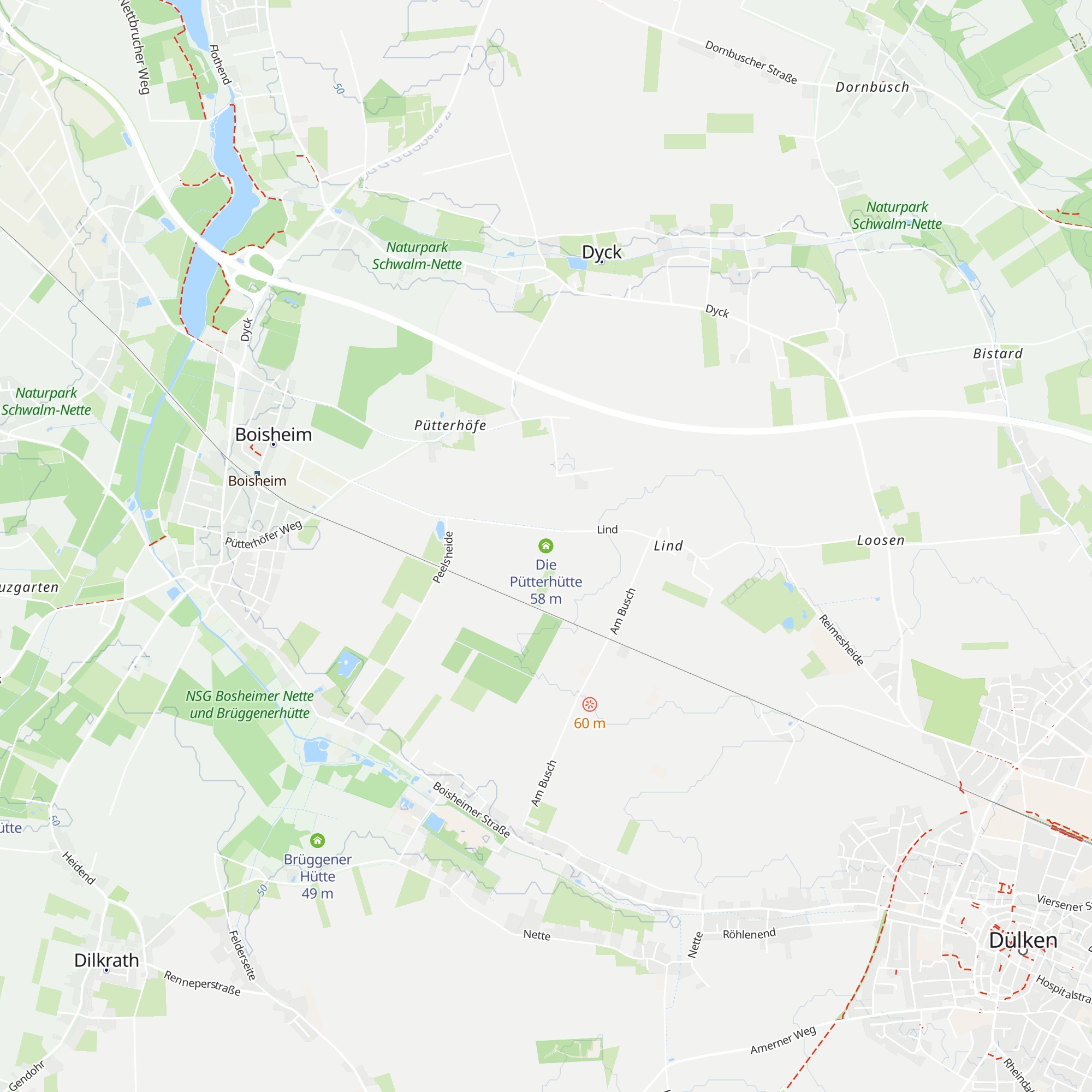 Die Pütterhütte map