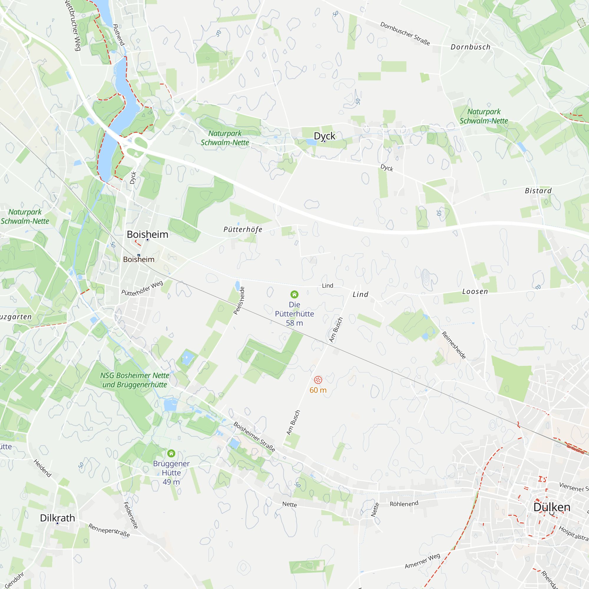 Die Pütterhütte map