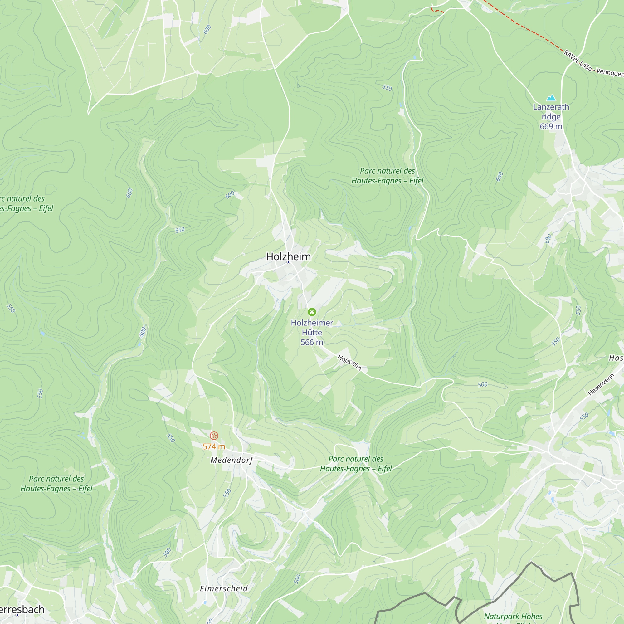 Holzheimer Hütte map