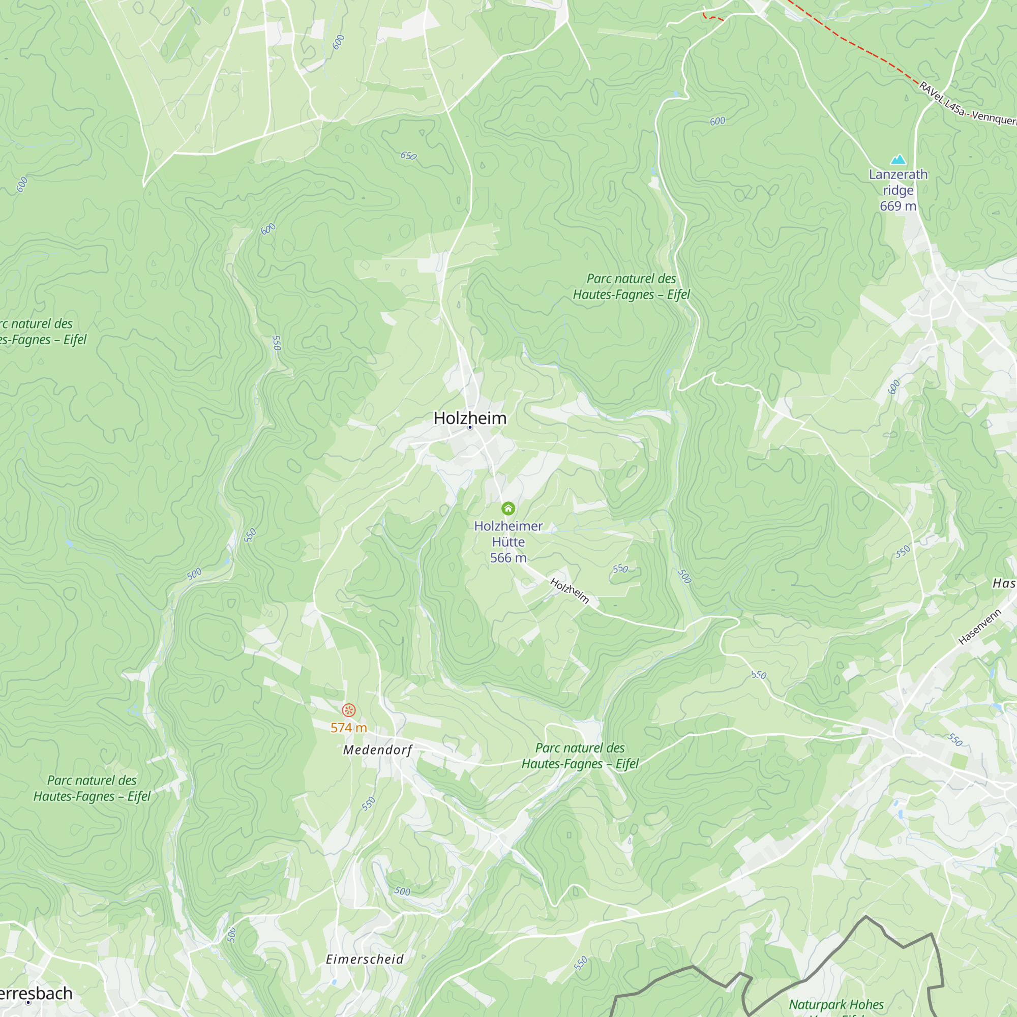 Holzheimer Hütte map