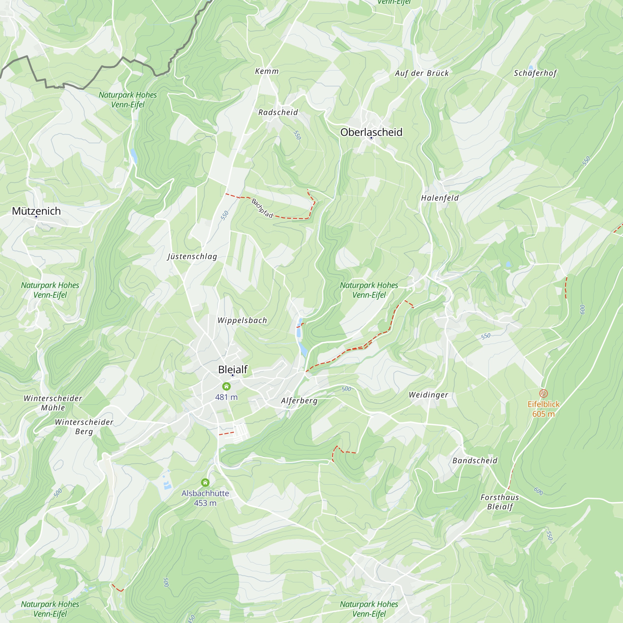 Grillhütte Bleialf map