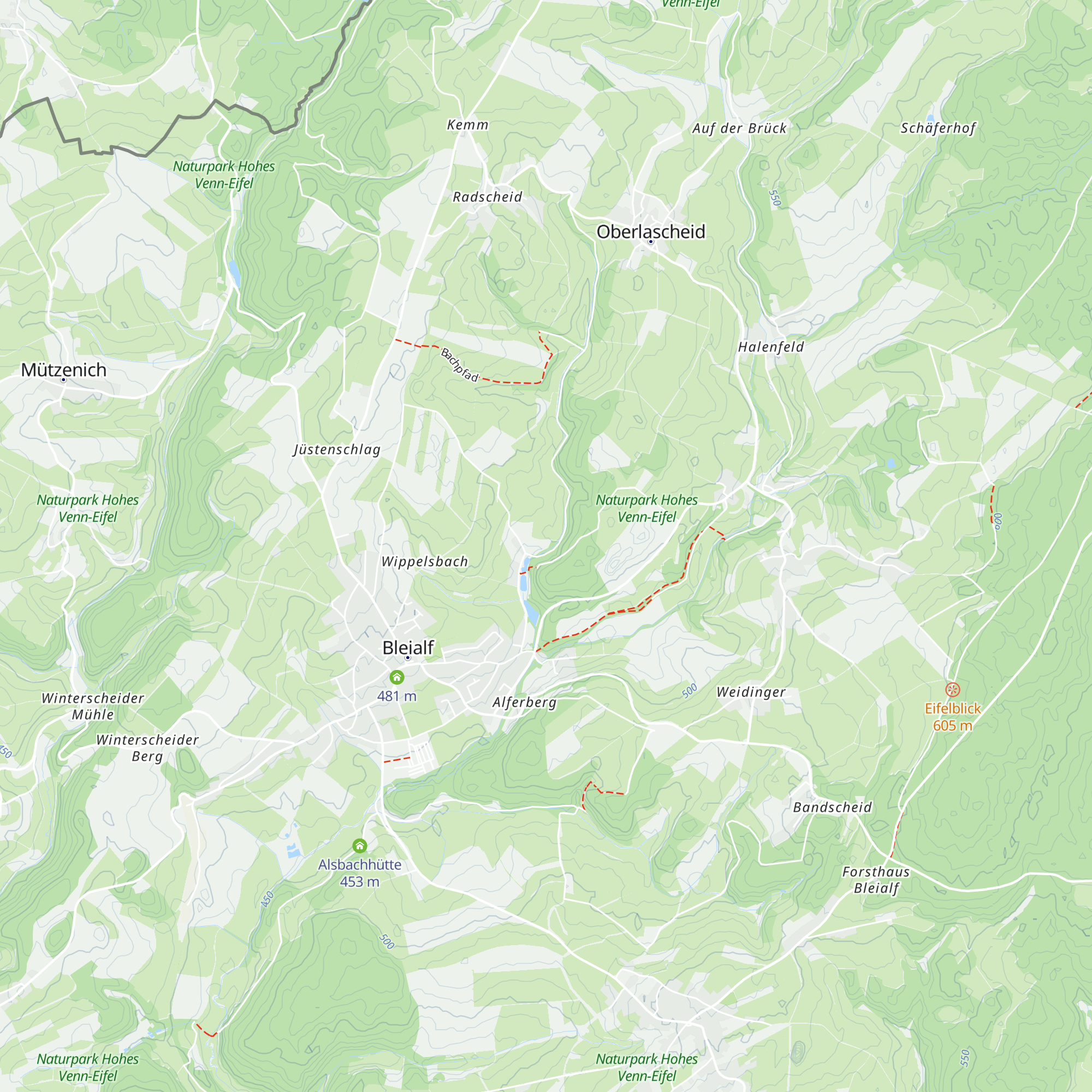 Grillhütte Bleialf map