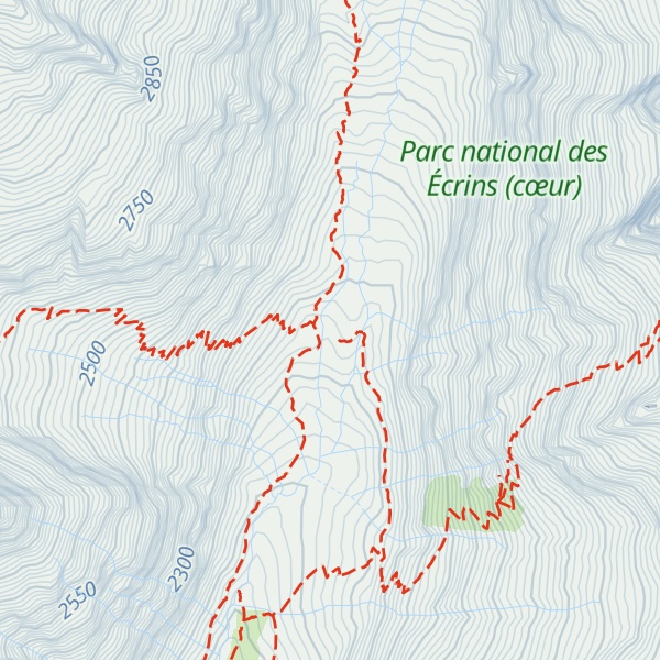 Map of Refuge du Châtelleret
