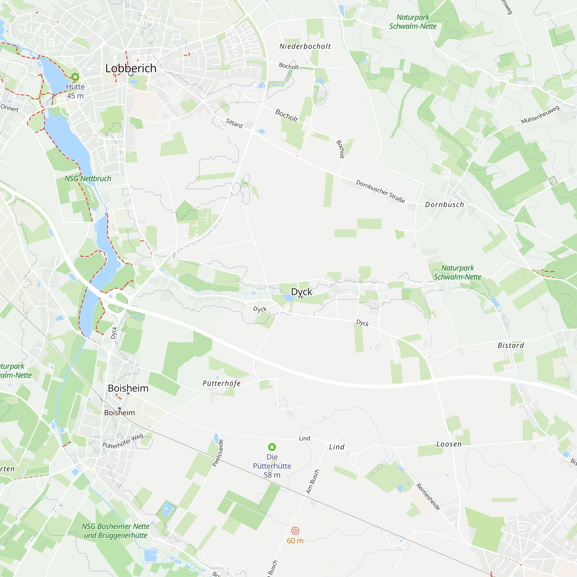 Levenhütte map