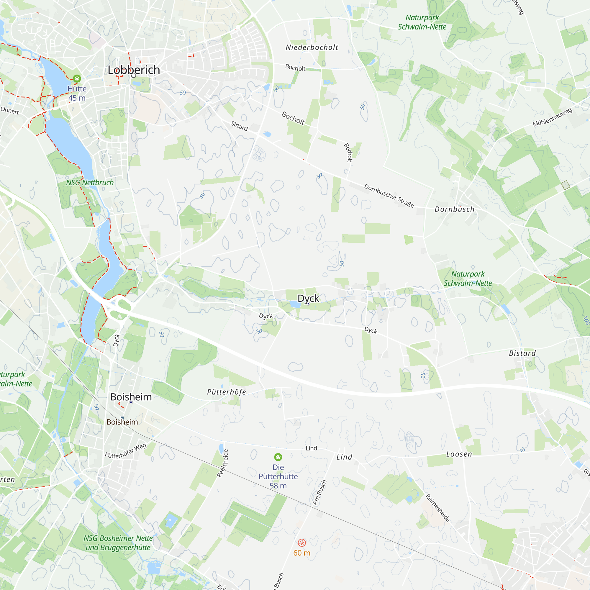 Levenhütte map