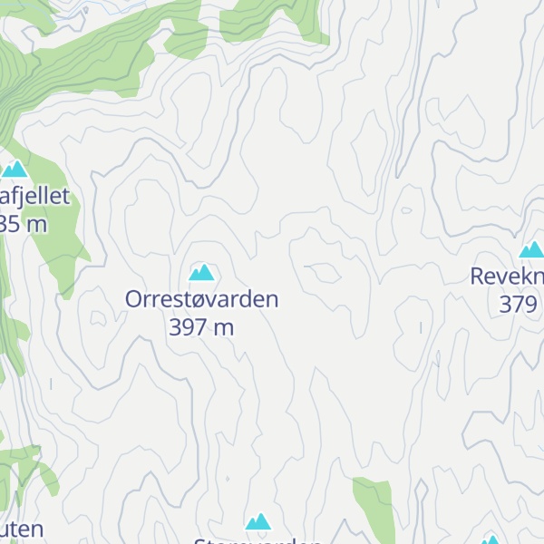 Map of Dufjell