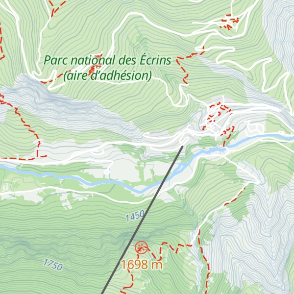 Map of Gîte Le Rocher
