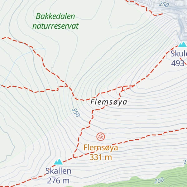 Map of Skulesida