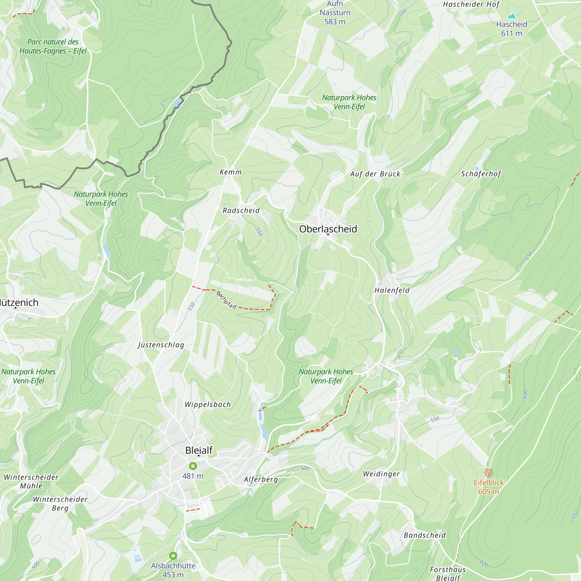 Dürenbachhütte map