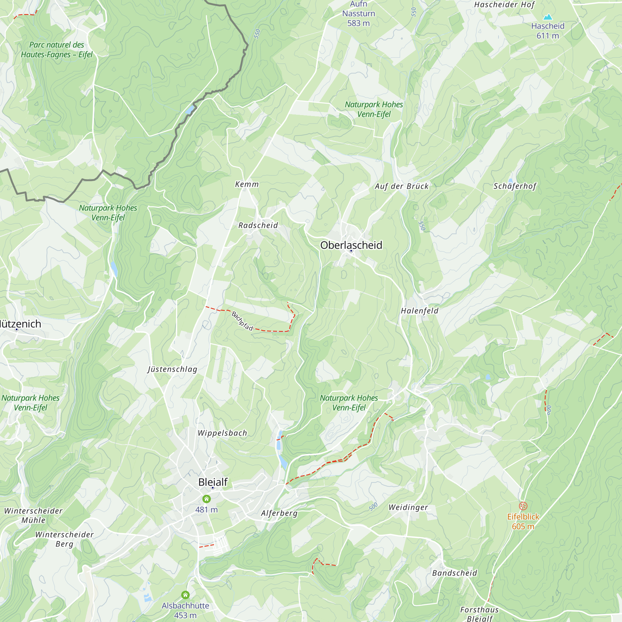 Dürenbachhütte map