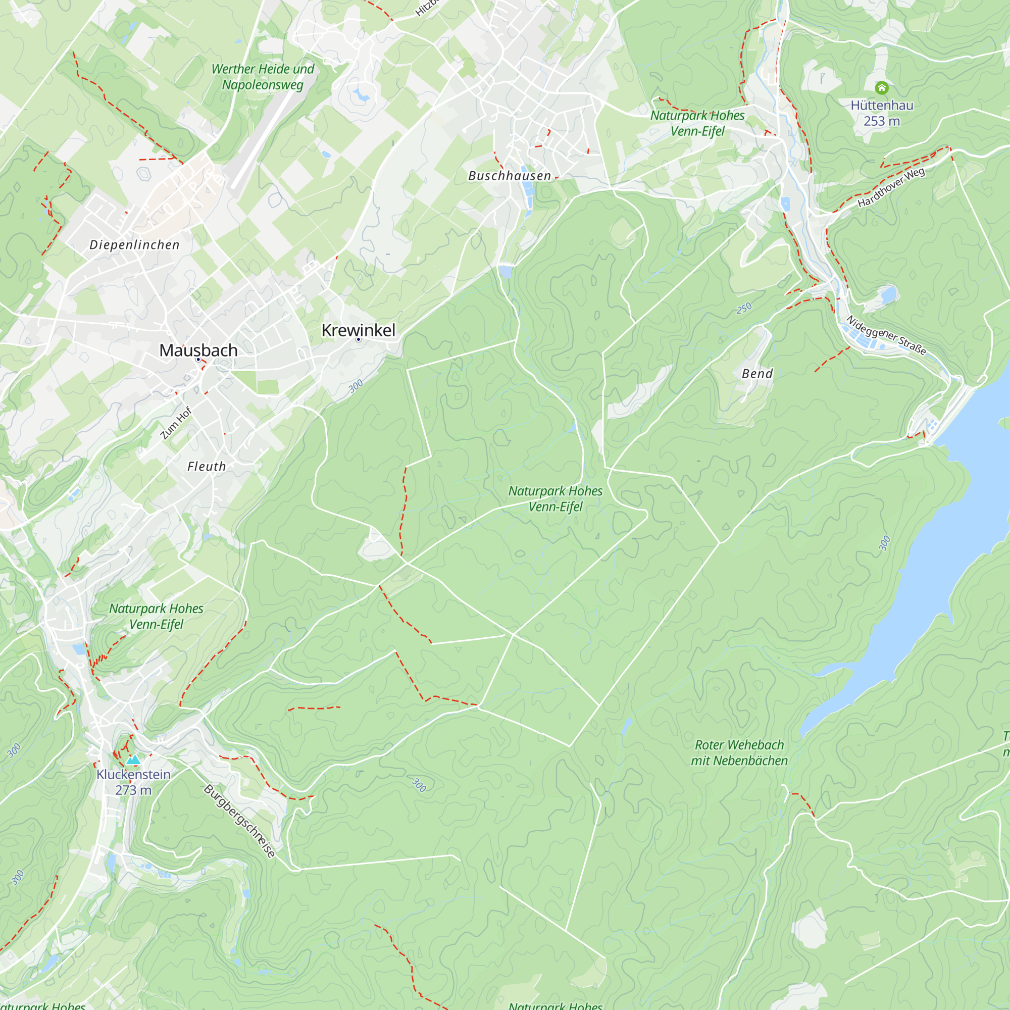 Hubertushütte map