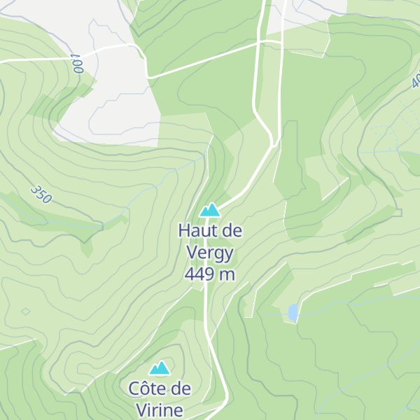 Map of Haut de Vergy
