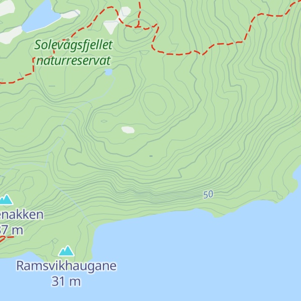 Map of Blåfjellet