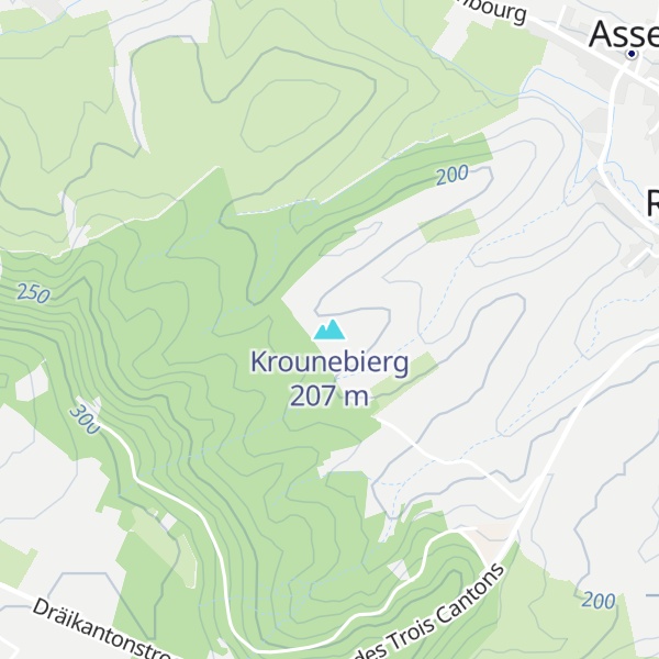 Map of Krounebierg