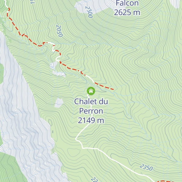 Map of Chalet du Perron