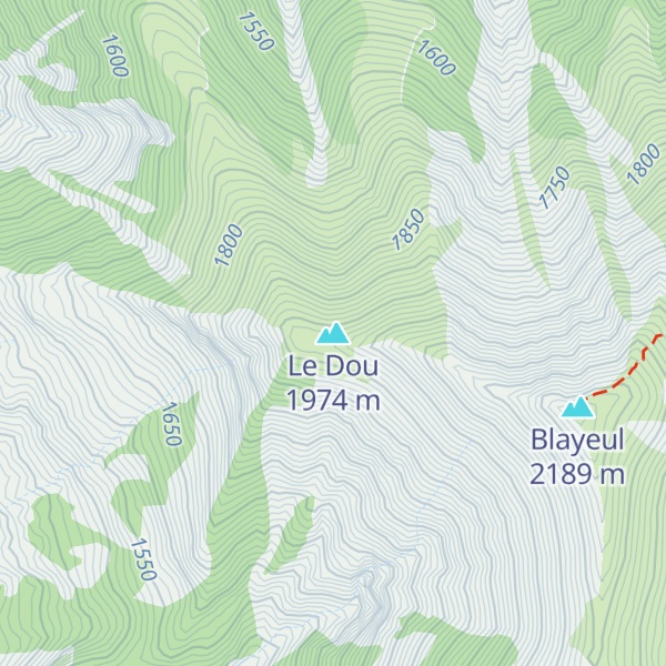 Map of Le Dou