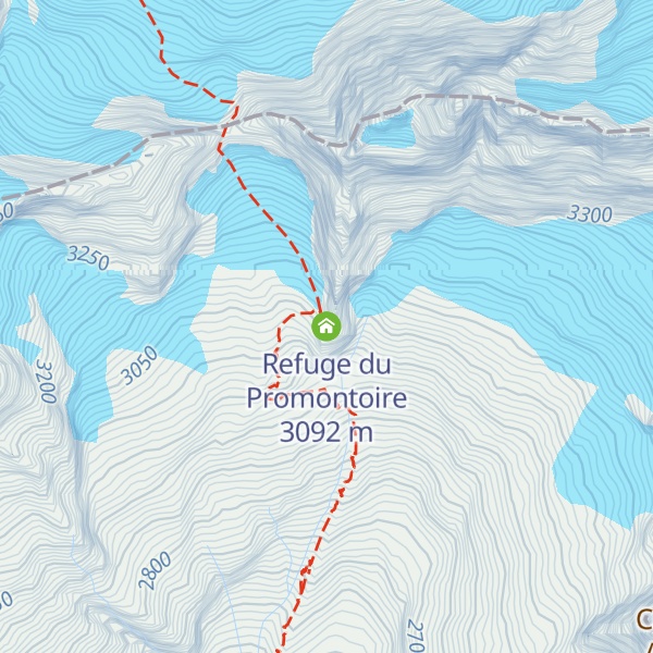 Map of Refuge du Promontoire