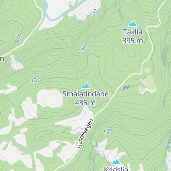 Map of Smalatindane