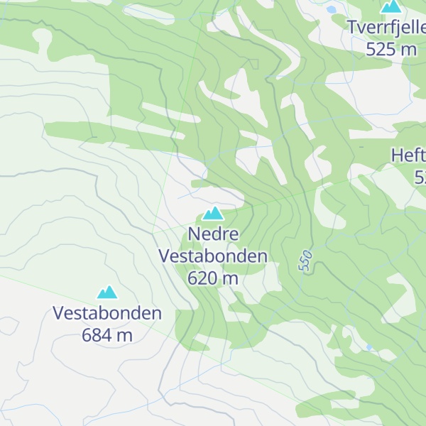 Map of Nedre Vestabonden