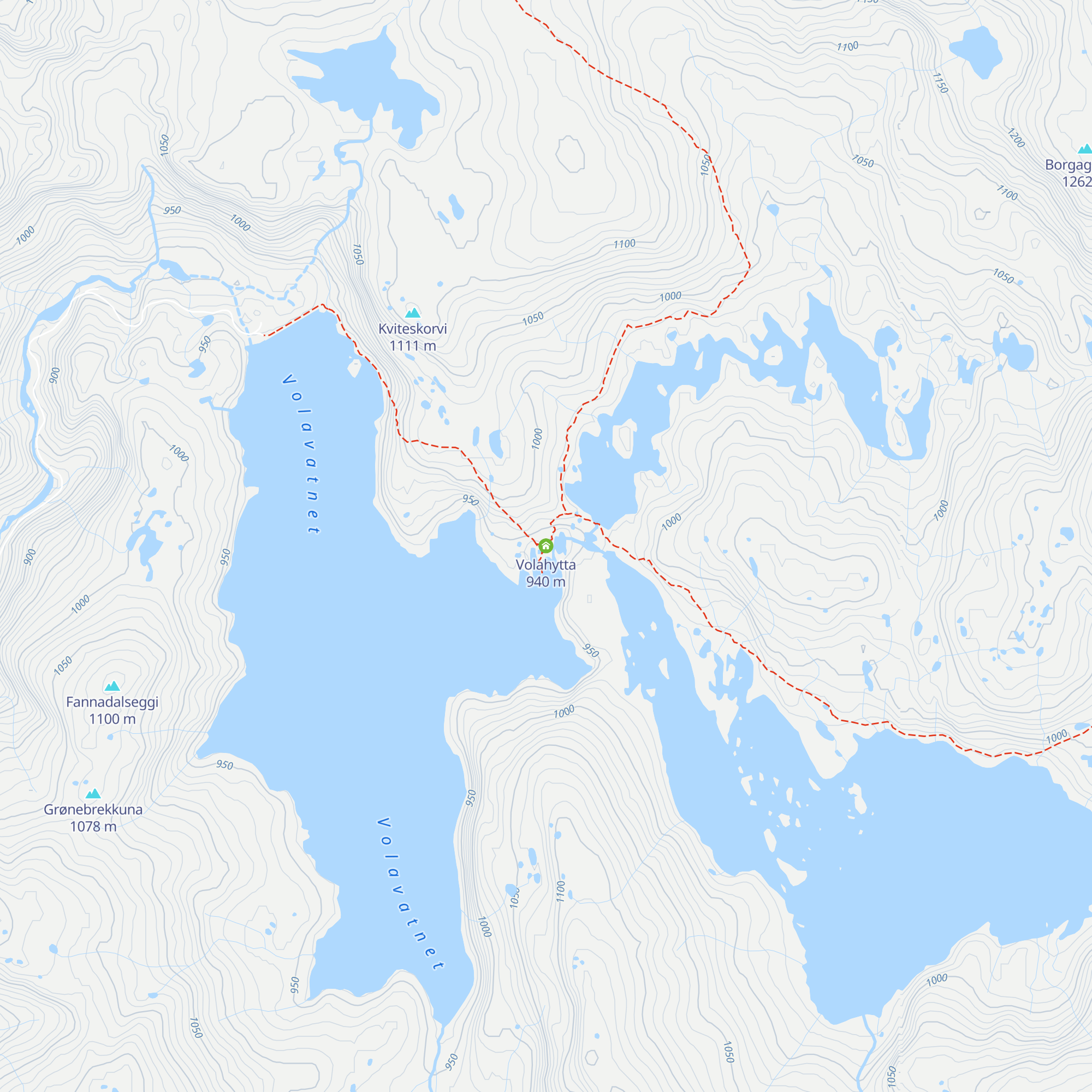 Volahytta map