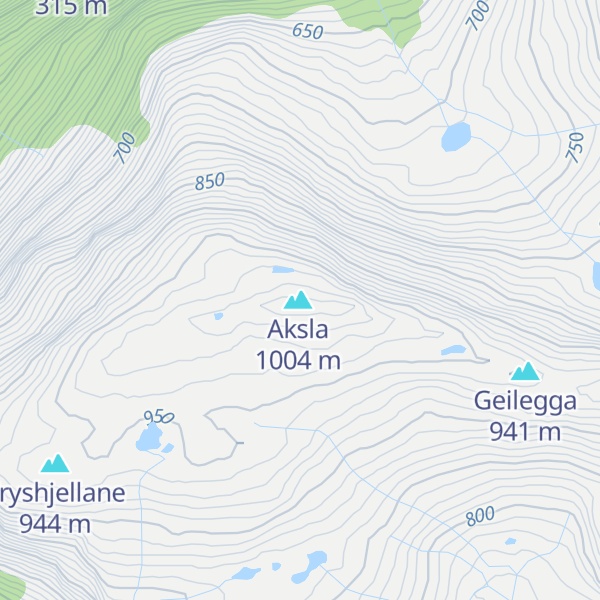 Map of Blåfjellet